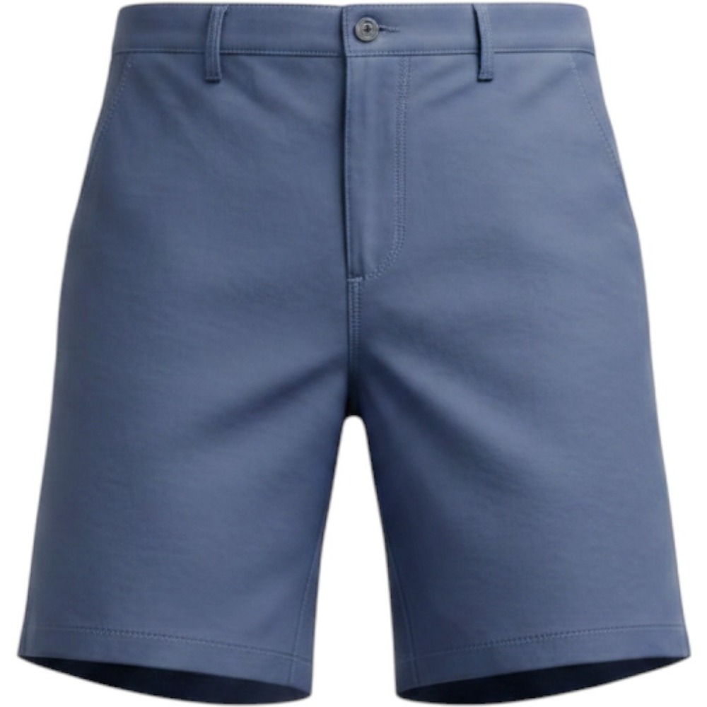 Tommy Bahama Chino Shorts Mens 34 Blue Cotton Tencel Blend Flat Front Casual